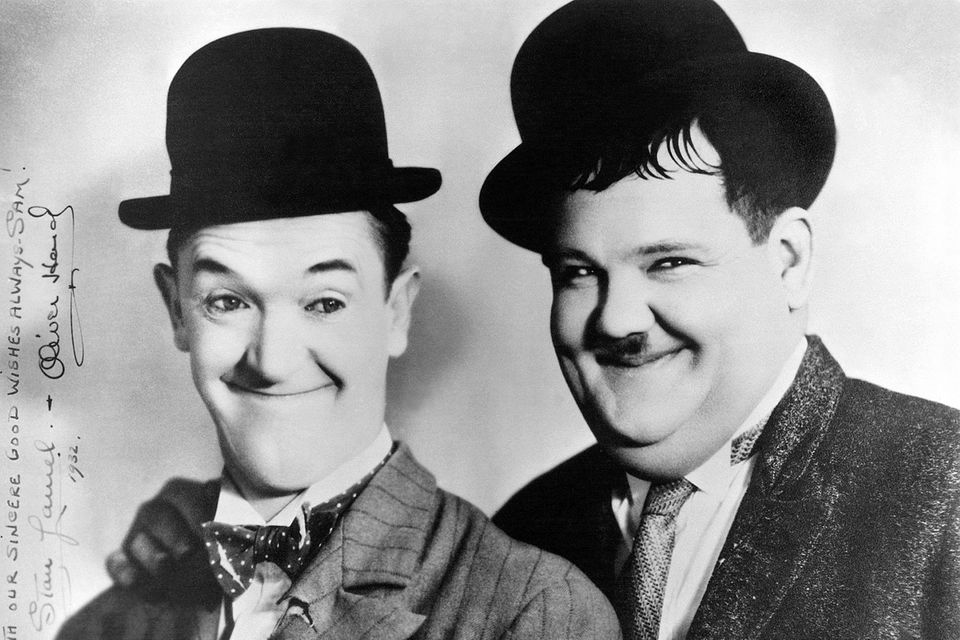 TV-Tipp 15.6.: "Dick & Doof": Stan Laurel und Oliver Hardy Stan Laurel und Oliver Hardy
