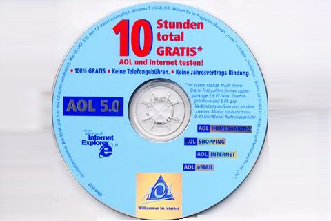Einwahl-CDs fürs Internet: 2,1 Millionen Menschen zahlen immer noch für AOL-Abos