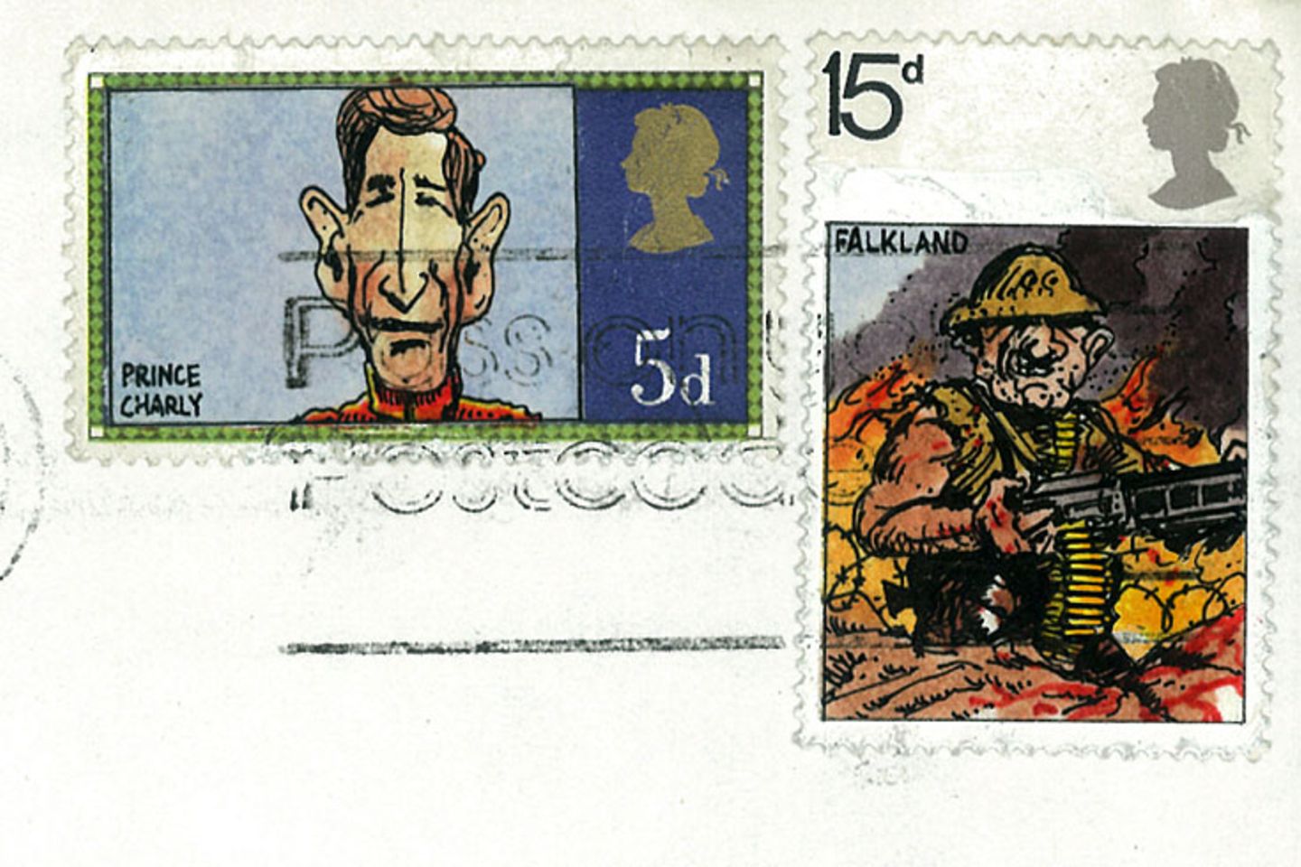 Grafikdesign mal anders: Von Kohl bis Reagan - die gefakten Briefmarken