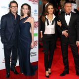 Partner-Look mal stilvoll: Bei diversen Filmpremieren demonstrierten Brad Pitt und Angelina auch modisch ihre Zusammengehörigkeit.