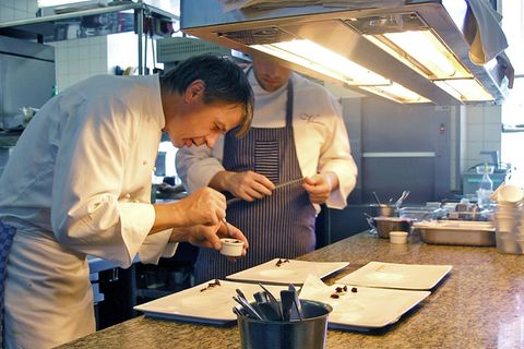 "Vendome" in Bergisch-Gladbach (Nordrhein-Westfalen) mit Küchenchef Joachim Wissler