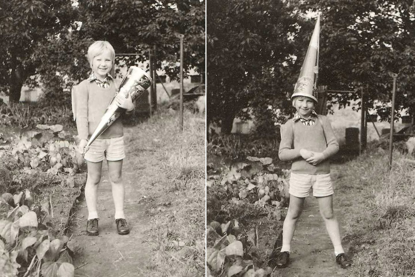 Einschulung durch die Jahrzehnte: Henry Lübberstedt, Geschäftsführender Redakteur, 1972 in Hamburg-Harburg Kann mich an den Tag selbst nicht mehr erinnern. Nur an den Abend davor. Ich hatte überhaupt gar keine Lust auf Schule. Meine Mutter und mein Cousin standen an meinem Bett und munterten mich auf. Mein Klassenlehrer, Herr Lang, war ein Schleifer der ganz alten Schule. Vier Jahre Terror. Der Hass auf ihn, auf seine Unbeherrschtheit und Brutalität verfolgen mich bis heute. Erst ab 1976 kamen jüngere Lehrer nach. Henry Lübberstedt, Geschäftsführender Redakteur, 1972 in Hamburg-Harburg Kann mich an den Tag selbst nicht mehr erinnern. Nur an den Abend davor. Ich hatte überhaupt gar keine Lust auf Schule. Meine Mutter und mein Cousin standen an meinem Bett und munterten mich auf. Mein Klassenlehrer, Herr Lang, war ein Schleifer der ganz alten Schule. Vier Jahre Terror. Der Hass auf ihn, auf seine Unbeherrschtheit und Brutalität verfolgen mich bis heute. Erst ab 1976 kamen jüngere Lehrer nach.