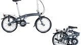 Klapprad - Quadratisch, praktisch, gut  Beispiel  Marke: Dahon  Typ: Mu XL   Preis: 799 Euro  Moderne Klappräder sind weit entfernt von den instabilen Dingern aus den Siebzigern, mit denen man an jedem Kantstein hängen blieb. Gute Klappräder besitzen heute eine Technik, die sie zu einem echten Fahrrad macht. Klappräder sind die idealen Begleiter für alle Camping und Segelfreunde, die auf engem Raum ein oder zwei Räder mitnehmen wollen. Auch wer gern mal mit dem Auto sein Rad für einen kleinen Ausflug mitnehmen will, bekommt das Klapprad ohne spezielle Fahrradträger unter. Klappräder sind kein Rennradersatz, aber man kann mit ihnen auf befestigten Wegen sehr viel schneller radeln, als die kleinen Räder vermuten lassen. Für Cross-Country-Abenteuer auf unbefestigten Wegen eignen sie sich nicht. Besonderer Vorteil: Zusammengeklappt gelten die Falträder in Bus und Bahn als Gepäckstück. Die üblichen Beschränkungen für den Fahrradtransport umgeht man mit ihnen.   Plus: Leicht zu transportieren und zu verstauen  Minus: Schlechtere Fahrleistungen als andere Räder  Tipp: Niemals blind kaufen. Probieren Sie das Zusammenlegen und Entfalten des Rades immer selbst aus
