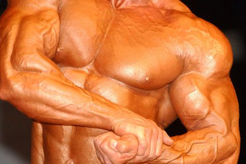 Solche Muskeln erreicht man nur durch hartes Training - und vielleicht schon bald durch Mainpulation von Genen
