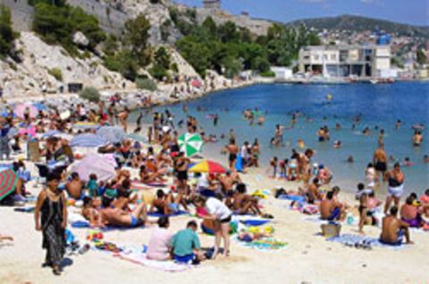 Frankreich ist beliebt bei deutschen Urlaubern. Wie hier an der Mittelmeerküste bei Marseille