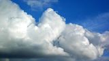 Eine mittelgroße Schönwetterwolke wiegt so viel wie 80 Elefanten