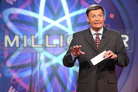 Günther Jauch beim Moderieren seiner TV-Show "Wer wird Millionär?".