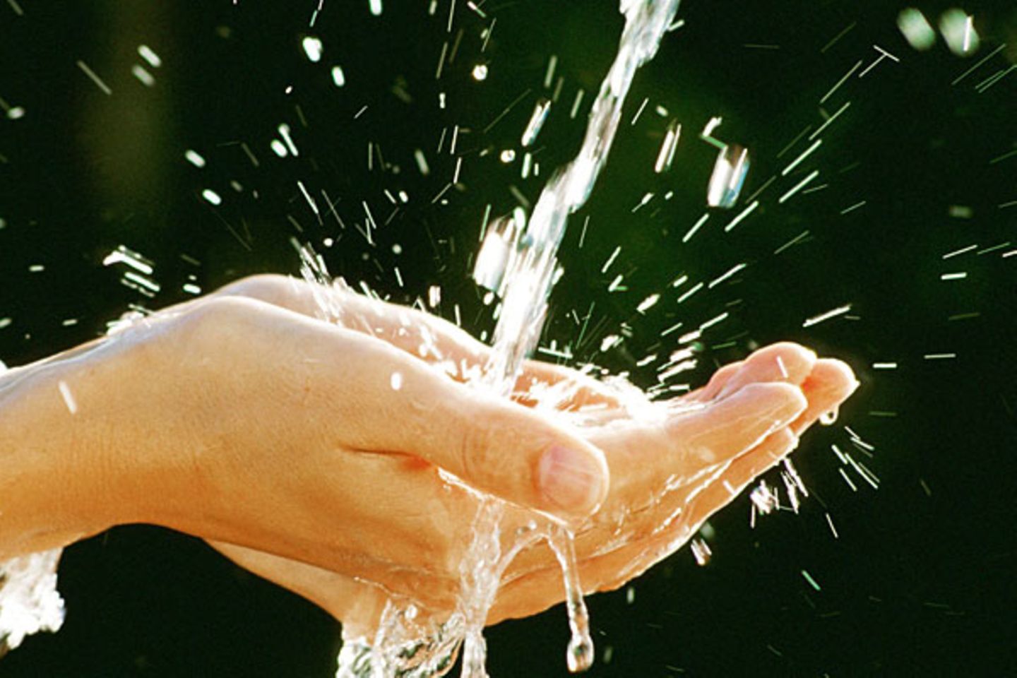 "Wasser trinke ich am liebsten aus der hohlen Hand, frisch von der Quelle", sagt Michael K. aus Hattingen