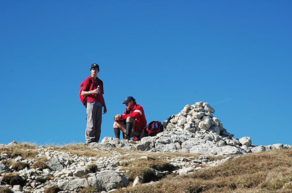 Bergwanderung: Auf der Santner Kanzel Auf der Santner Kanzel