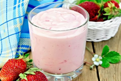 Im Erdbeerjoghurt muss nur wenig Erdbeere stecken