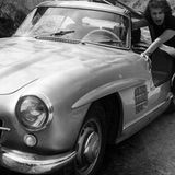 Der Flügeltürbenz in der Nähe von Rom . Sophia Loren war die stolze Besitzerin