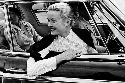 Grace Kelly, Ikone der Cote d' Azur, im Rückwärtsgang