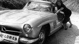 Der Flügeltürbenz in der Nähe von Rom. Sophia Loren war die stolze Besitzerin