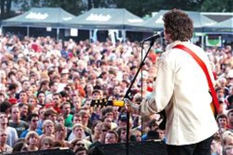 Auch die britische Band I Am Kloot trat beim Haldern Pop Festival auf