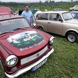 Der Heimat treu verbunden ist dieser Fahrer