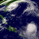 Die Cayo Ernesto Thaelmann liegt auf dem 81. Längen- und 23. Breitengrad in der Karibik vor der Südküste Kubas - im wolkenfreien Teil der Insel in der linken Bildhälfte