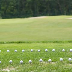 Aus mancher Lage lässt sich der Golfball nur mit Kraft befreien