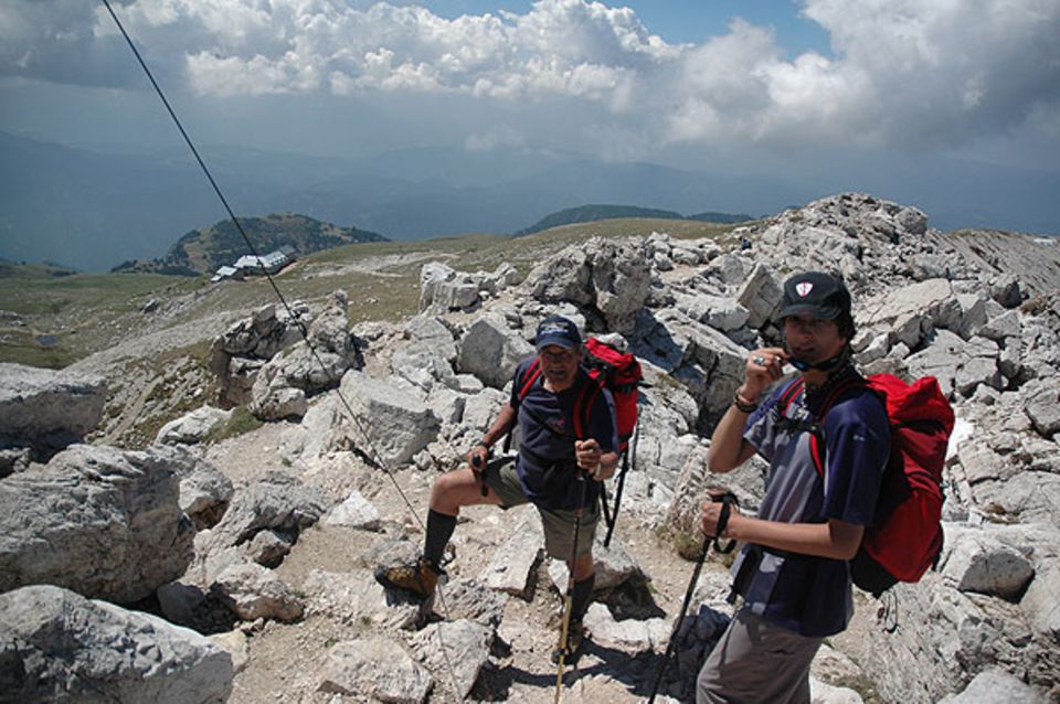 Bergwanderung: Oberhalb des Schlernhauses Oberhalb des Schlernhauses