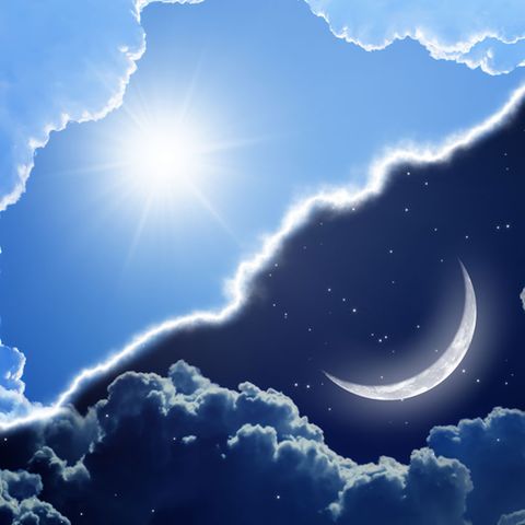 Mond und Sonne: Sie stellen unsere biologische Uhr auf die korrekte Zeit ein