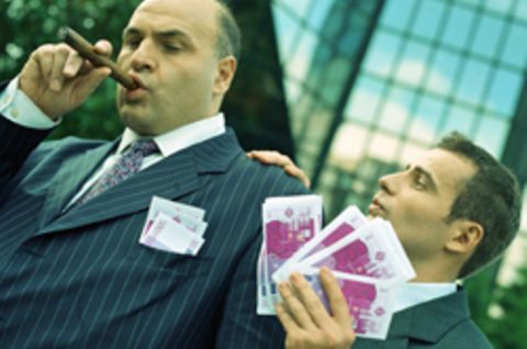 Das hässliche Bild des gierigen Managers: Wenn erfolgreiche Vorstände den Kontakt zur Realität verlieren, neigen sie zu riskanten Deals