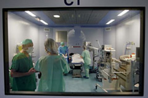 Der Blick in einen Operationssaal