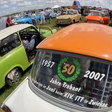 Parade der "Rennpappen"