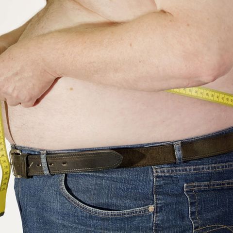 Gerade das Bauchfett gilt als ungesund
