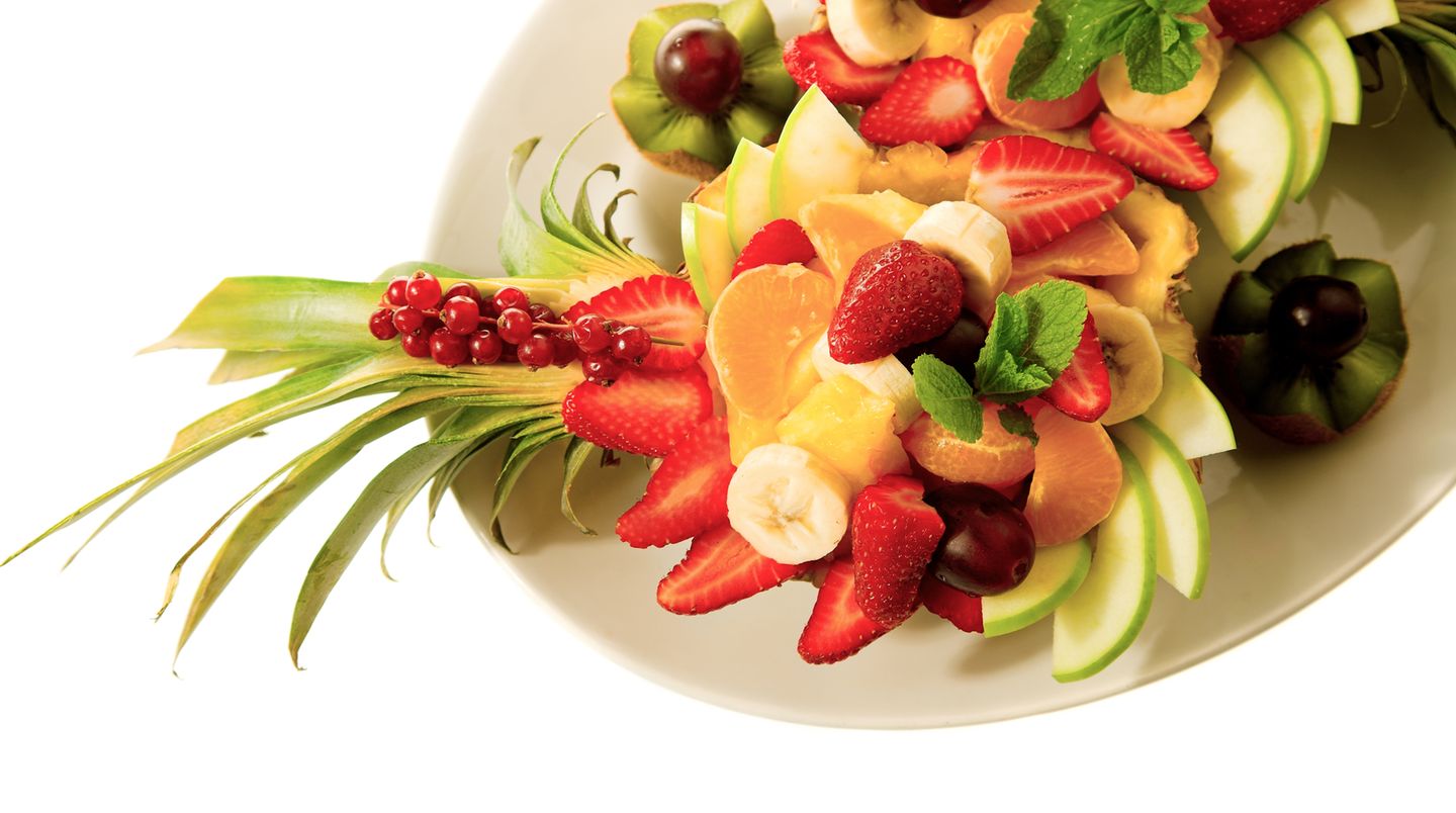 Wenn Stress, Umweltgifte oder Infektionen Sie belasten, sollten Sie besonders viel Obst essen. Die Vitamine A (inklusive Beta-Carotin), C und E fangen schädlichen Stoffwechselmüll ein.
