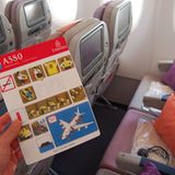 Allerdings ist die A380-Kabine 50 Zentimeter breiter. Das bedeutet für jeden Passagier fünf Zentimeter mehr Raum in der Breite, unabhängig vom Sitzabstand, der mit 83,8 cm großzügig bemessen ist    Video: So entsteht der neue Airbus