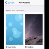 Trick 13: Bewegte Hintergrundbilder vermeiden  Die bewegten Hintergrundbilder sehen zwar schick aus, bieten aber ansonsten keine echten Vorteile. Dafür kosten sie aber Ressourcen - und damit Akkulaufzeit. Wählen Sie stattdessen lieber ein statisches Hintergrundbild.