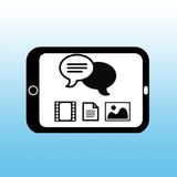 Alle getauschten Medien aufrufen  Zu jedem Chat lassen sich sämtliche empfangenen und auch gesendeten Medien wie Bilder und Videos anzeigen, die nicht manuell vom Gerät gelöscht wurden.  Android: Tippen Sie in einem geöffneten Chat oben rechts auf das Einstellungs-Symbol und dann auf "Medien". Schon öffnet sich der Ordner mit den verschickten und empfangenen Dateien.  iPhone: Tippen Sie im geöffneten Chat auf den Namen des Chat-Partners. Unter "Alle Medien anzeigen" finden Sie sämtliche geteilten Fotos und Videos.