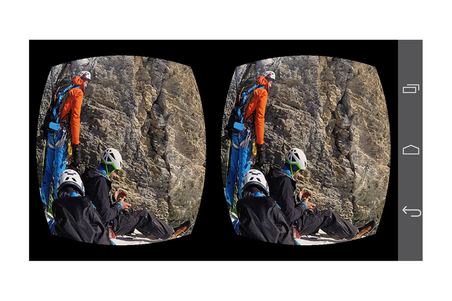 In der App für iPhone und Android-Smartphone gibt es auch einen 3D-Modus, der zwei Bilder zur räumlichen Wiedergabe zeigt. Dafür benötigt man nur ein kleines Hilfsmittel aus Pappe…