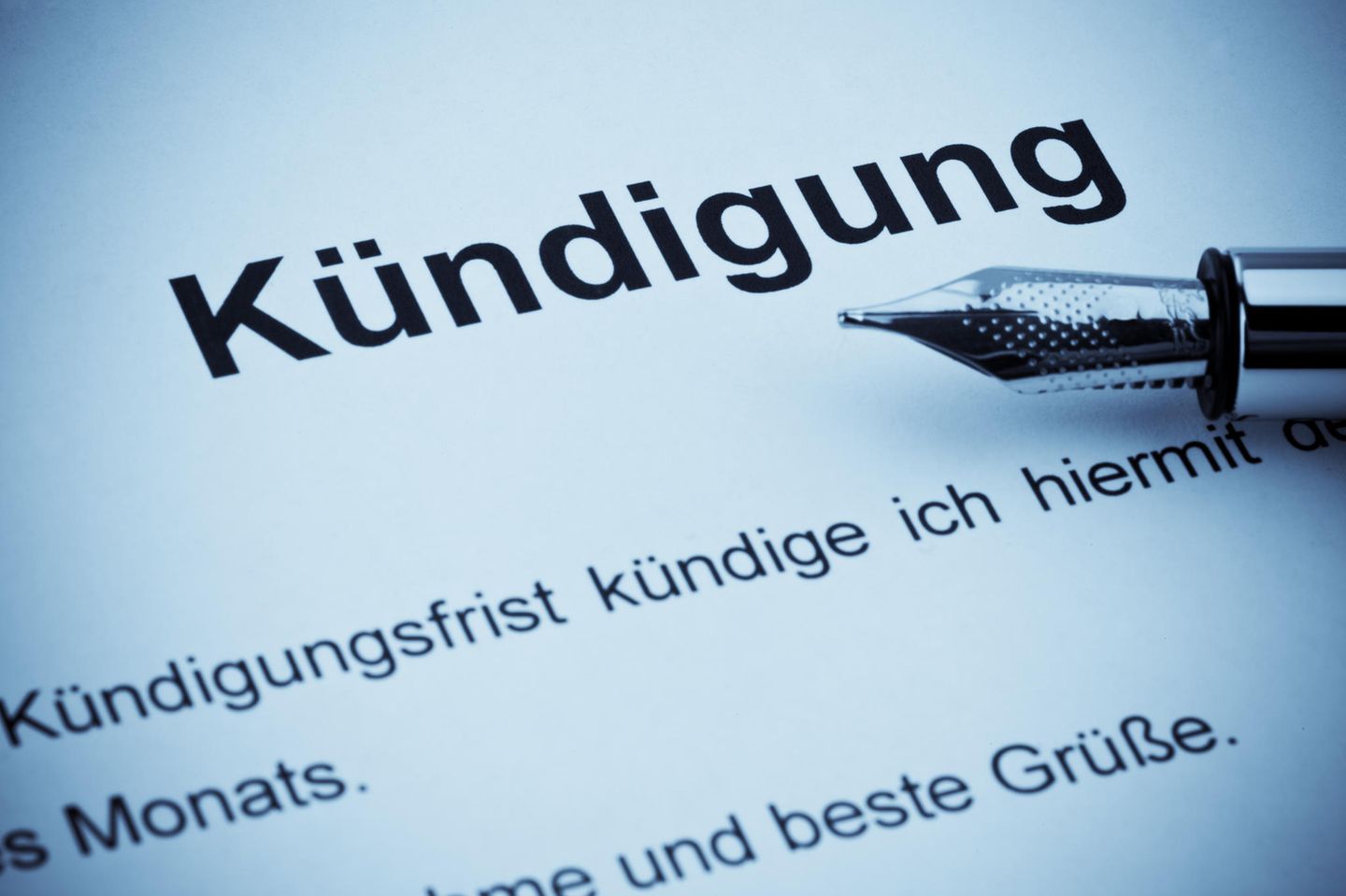 Kündigungsformular für Versicherung