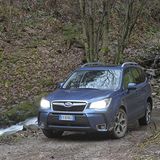Mit einem Durchschnittsverbrauch von 6,3 Liter pro 100 km rangiert der der Forester im Mittelfeld des Segments