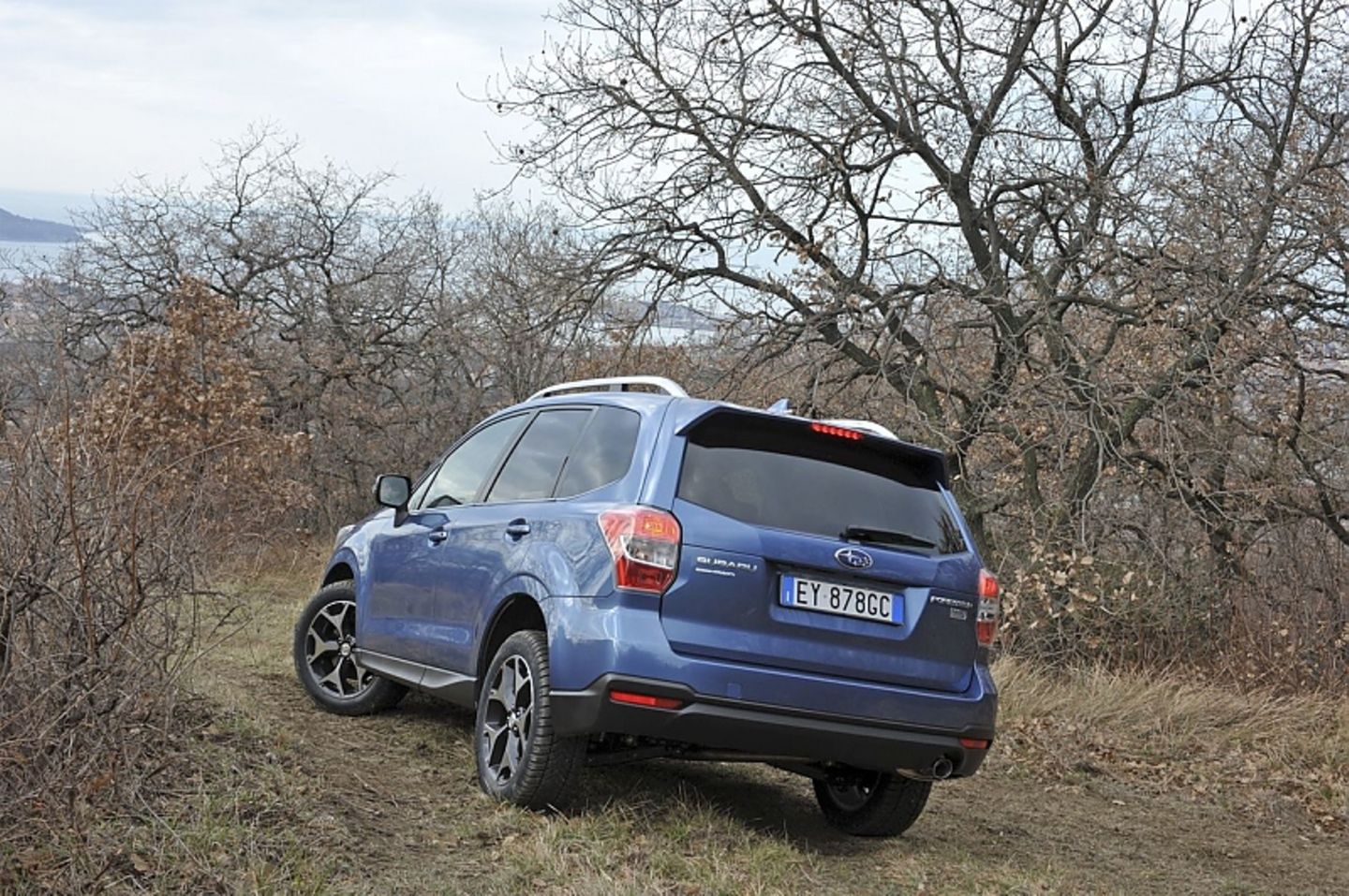 Der Kofferraum des Forester fasst zwischen 505 Liter und 1.573 Liter