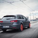 Den Seat Leon ST Cupra gibt es auch mit auffällig lackierten Details