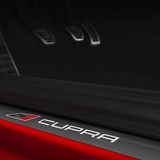 Das Cupra-Logo in der Einstiegsleiste des Seat Leon ST Cupra