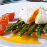 Pochiertes Ei Sie werden auch verlorene Eier genannt, denn man gart sie ohne Schale sanft in kochendem Wasser. Dazu schlägt man das Ei in einer Tasse auf, gibt zwei Esslöffel Essig in siedendes Wasser und lässt das Ei langsam hineingleiten. Nach drei bis vier Minuten ist das Ei fertig.