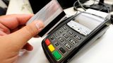 Kreditkarte im Supermarkt akzeptiert