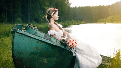 Symbolbild einer entspannten Braut.