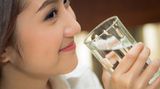 Wassermenge: offizielle Trinkempfehlung Die Deutsche Gesellschaft für Ernährung (DGE) empfiehlt Erwachsenen zwischen 15 und 51 Jahren, im Schnitt knapp 1,5 Liter Flüssigkeit zu sich zu nehmen. Stillende Frauen brauchen etwas mehr, Senioren etwas weniger. Der Bedarf kann sich erhöhen, etwa bei Hitze oder trockener kalter Luft. Auch wenn jemand viel Sport treibt und schwitzt, viel Salz oder Eiweiß zu sich nimmt oder krank ist, insbesondere bei Fieber, Durchfall oder Erbrechen, sollte er mehr trinken. Nicht eingerechnet bei den empfohlenen Mengen ist übrigens die Flüssigkeit, die bereits über die Nahrung aufgenommen wird.
