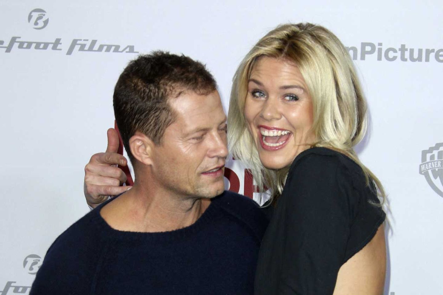 Hilly Martinek und Til Schweiger bei der Premiere zu "Honig im Kopf"