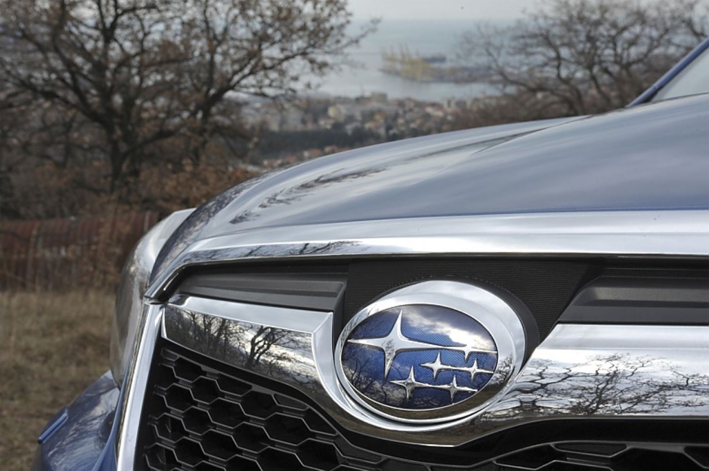 Das Subaru-Logo prangt stolz auf dem Kühlergrill