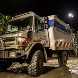 Ein Mercedes Unimog spielt ebenfalls eine Hauptrolle
