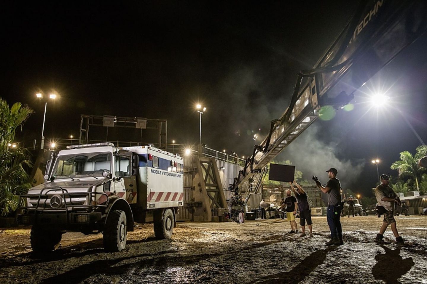 Und Action! Gleich legt der Unimog los!