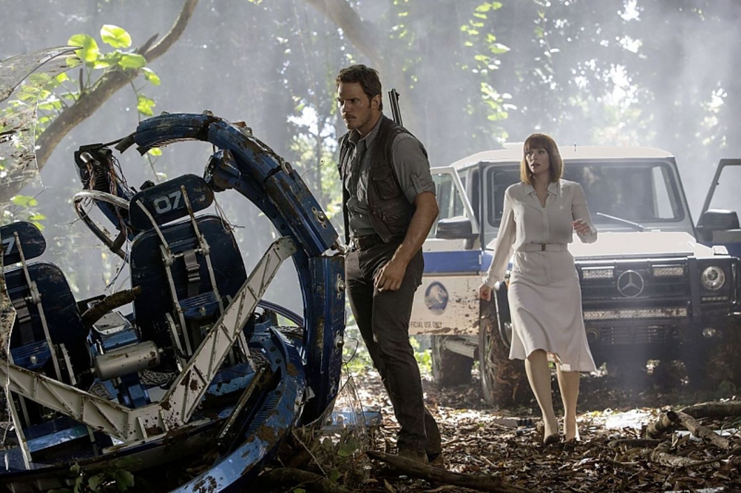 In Jurassic World geht wieder jede Menge Technik zu Bruch