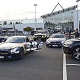 Langsam füllte sich der Parkplatz in Bottrop.