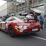 Bei Brabus haben sich knapp ein Dutzend Teilnehmer gestärkt.