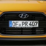 Das sechseckige Kühlergrill ist charakteristisch für das Hyundai-Familiengesicht