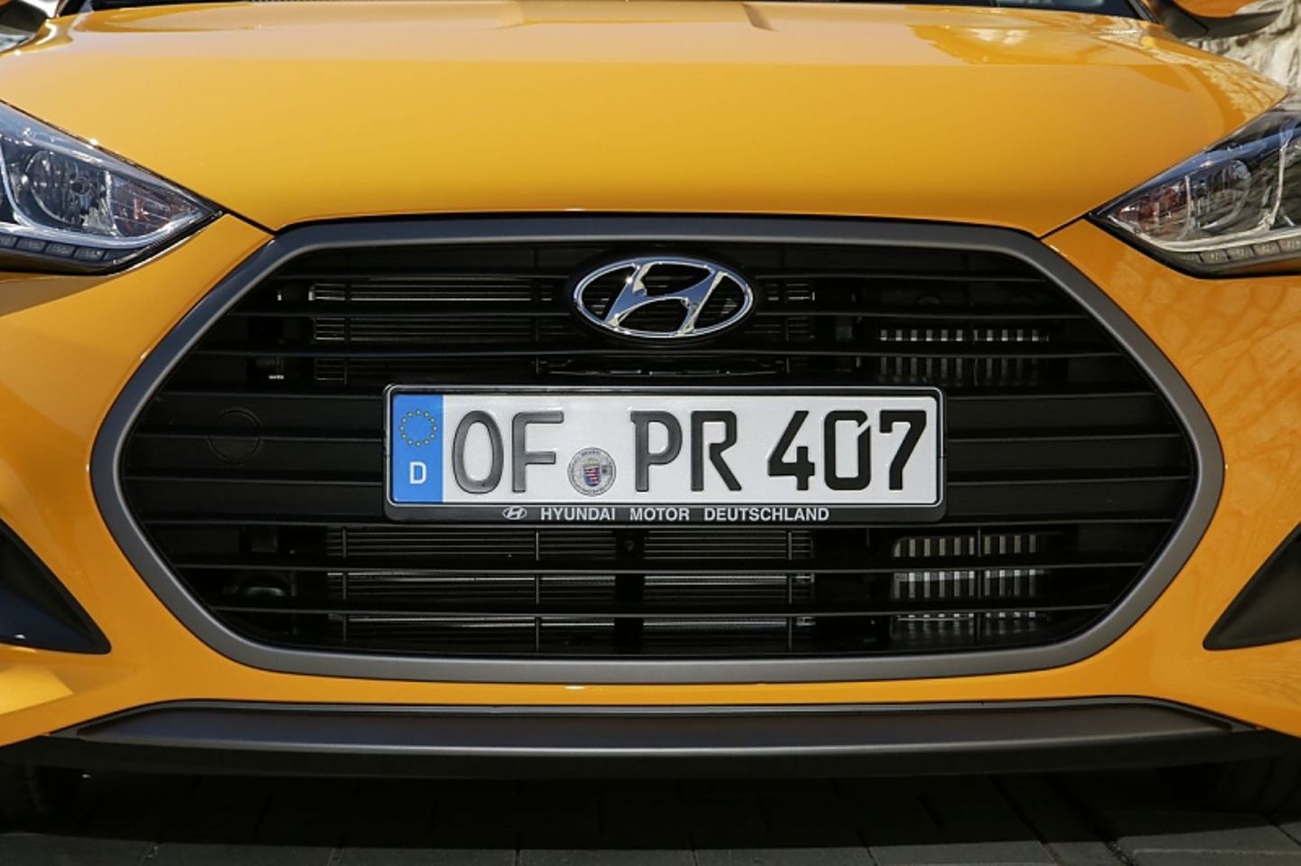 Das sechseckige Kühlergrill ist charakteristisch für das Hyundai-Familiengesicht